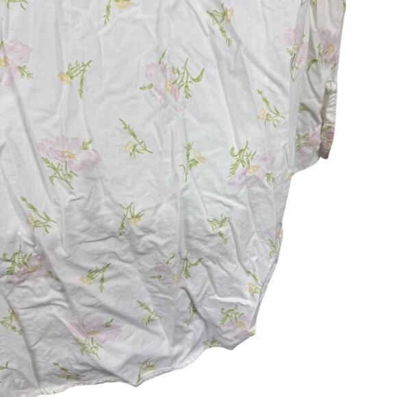 Victorias Secret Gold Label Vintage Button Up Sleep Shirt Long Sleeve Cotton S - Picture 11 of 16